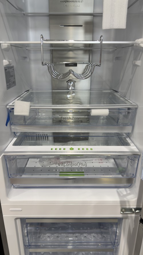 Amica 231 L KGCN 387 145 E – combină frigorifică inox, clasa C, No Frost, import Germania 🇩🇪