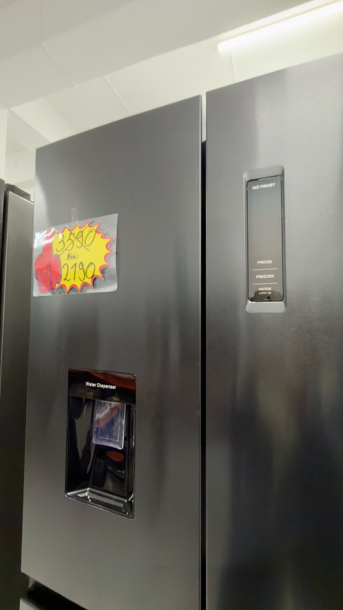 Hanseatic 419 L HCDC18080CWDI – Combină frigorifică Side by Side, No Frost, Clasa C, Water Dispenser, import Germania 🇩🇪