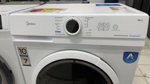 Midea 7 kg MF10EW70BA10 – Mașină de spălat rufe, Clasa A, Inverter Quattro, Steam Care, import Germania 🇩🇪