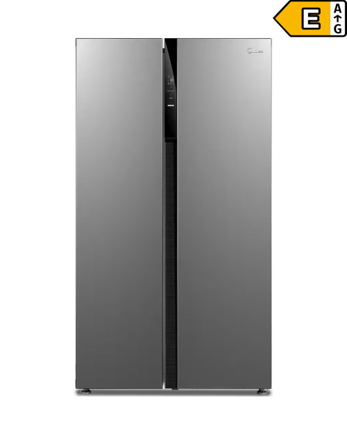 Midea 548 L MERS530FGE02 combină frigorifică Side by Side, Clasa E, Inox, import Germania 🇩🇪
