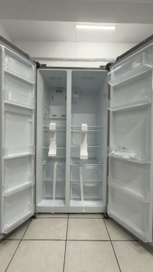 Midea 548 L MERS530FGE02 combină frigorifică Side by Side, Clasa E, Inox, import Germania 🇩🇪