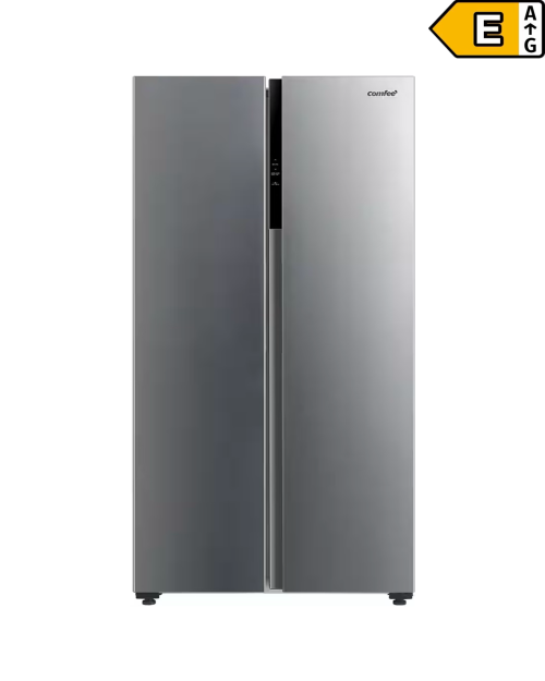 Comfee 460 L, RCS609IX2 –Combina frigorifică Side by Side No Frost Clasa E, Inox, import Germania 🇩🇪