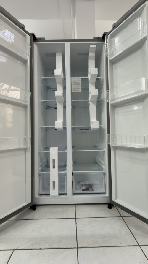 Comfee 460 L, RCS609IX2 –Combina frigorifică Side by Side No Frost Clasa E, Inox, import Germania 🇩🇪