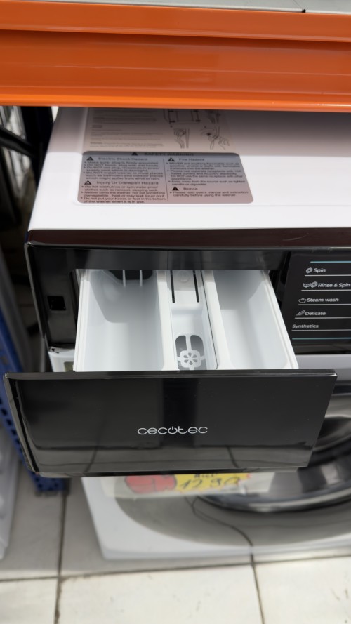 Cecotec 8 kg EU01_103800 – Mașină de spălat rufe, Clasa A, Inverter, import Germania 🇩🇪