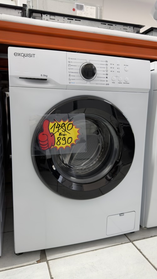 Exquisit 6 kg WA56110-020A, Mașină de spălat rufe, Clasa A – import Germania 🇩🇪