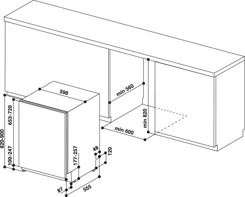 Bauknecht 14 seturi, BCIO 3T341 PLET – Mașină de spălat vase, Clasa C, PowerClean Plus, import Germania 🇩🇪