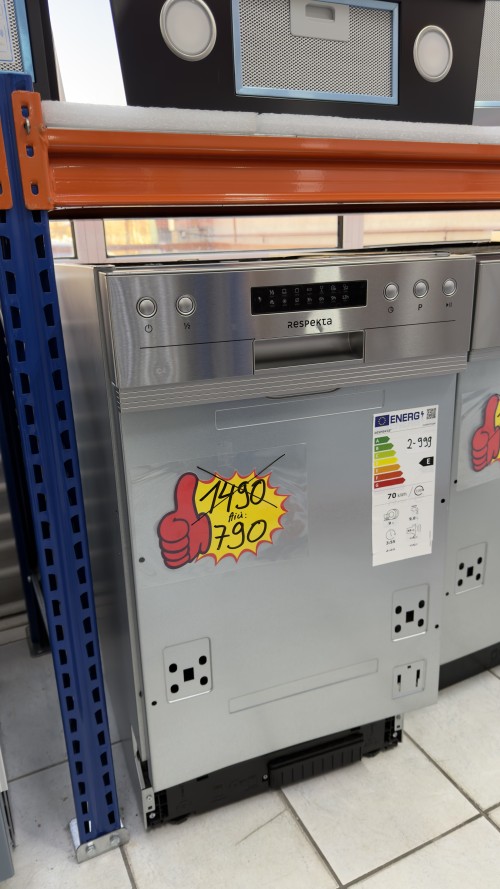 Respekta 9 seturi GSP45TIDM –Mașină de spălat vase, Clasa E, inox – import Germania 🇩🇪