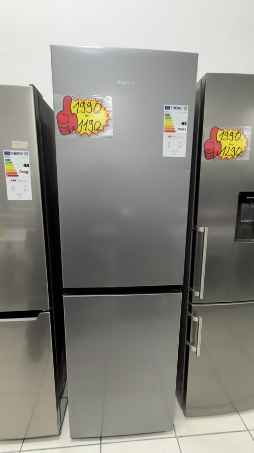 Hisense 256 L RB327N4ADD combină frigorifică No Frost, Clasa D, gri inox – import Germania 🇩🇪