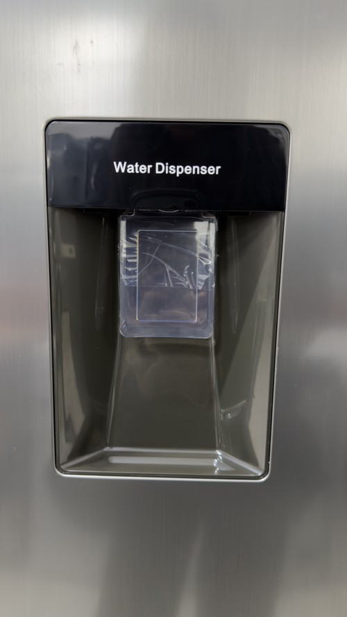 Hanseatic 260 L, HKGK17954DWDI – combină frigorifică inox cu dispenser, Clasa D, import Germania 🇩🇪