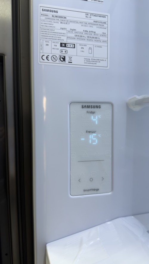 Samsung 390 L, RL38C600CSA – Combină frigorifică inox, Clasa C, All-Around Cooling, import Germania 🇩🇪