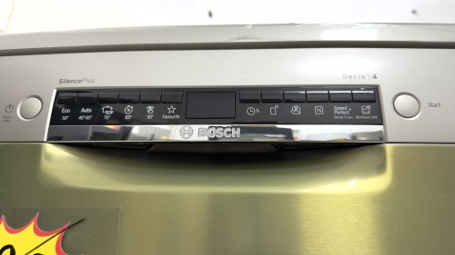 Bosch 14 seturi, SMS4EVI08E – mașină de spălat vase independentă, inox, Clasa B, import Germania 🇩🇪