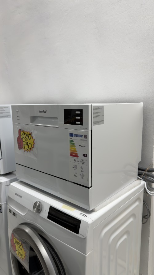 Comfee 6 seturi, KWH-TD602E-W-FR – Mașină de spălat vase compactă import Germania 🇩🇪