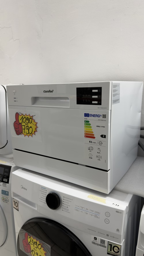 Comfee 6 seturi, KWH-TD602E-W-FR – Mașină de spălat vase compactă import Germania 🇩🇪