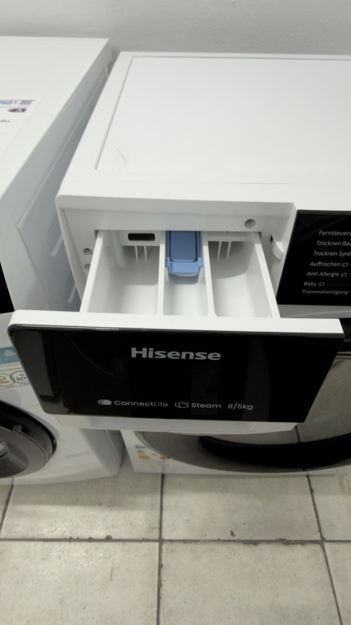 Hisense 8 kg spălare / 4 kg uscare, WD3S8043BW3 – Mașină spălat & uscat rufe, Clasa A, Inverter Motor – import Germania 🇩🇪
