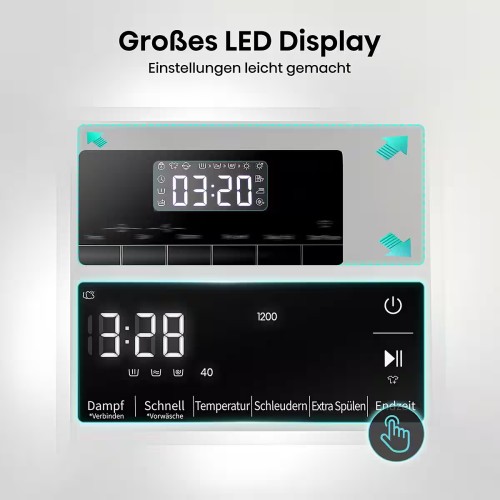 Hisense 8 kg spălare / 4 kg uscare, WD3S8043BW3 – Mașină spălat & uscat rufe, Clasa A, Inverter Motor – import Germania 🇩🇪