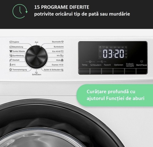 Bomann 10 kg, WA 7110 – Mașină de spălat rufe import Germania 🇩🇪