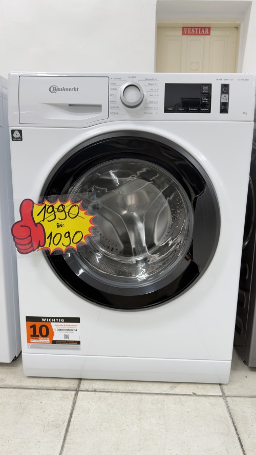 Bauknecht 8 kg, W Active 8A – Mașină de spălat rufe Inverter Motor, import Germania 🇩🇪