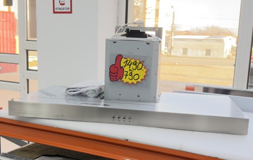 Zanussi 90 cm, ZHB92670XA – Hotă decorativă tip insulă inox, import Germania 🇩🇪