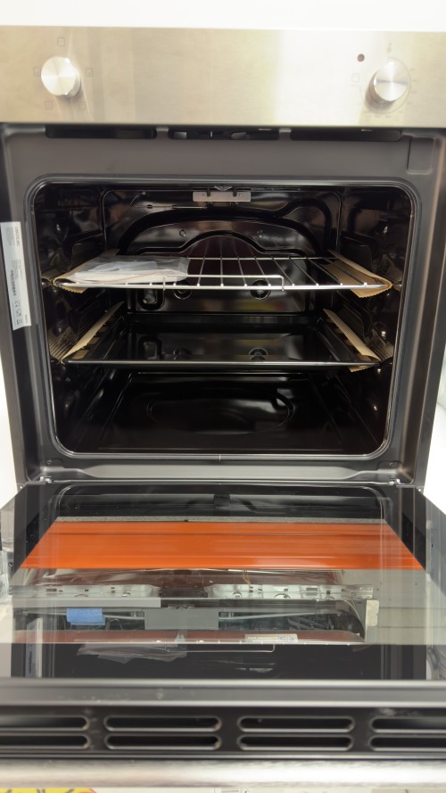 Cecotec 02270 – Cuptor electric încorporabil, inox & sticlă neagră, Clasa E, 60 cm, import Germania