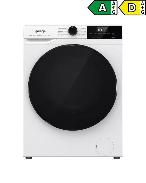 Gorenje 8 kg/5 kg, WDAM854AP – Mașină de spălat rufe cu uscător,Clasa A/D, import Germania 🇩🇪