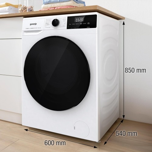 Gorenje 8 kg/5 kg, WDAM854AP – Mașină de spălat rufe cu uscător,Clasa A/D, import Germania 🇩🇪