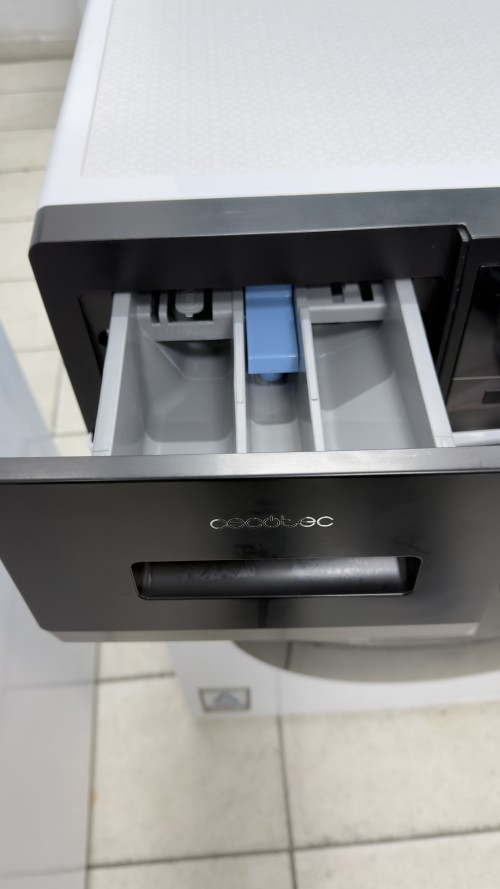 Cecotec 12kg, EU01_100633 – Mașină de spălat rufe, alb & negru, Clasa A, import Germania 🇩🇪