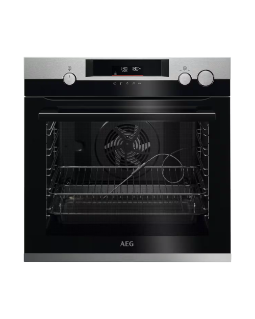 AEG 71L, BSS57606BM – Cuptor electric încorporabil, inox & sticlă neagră, Clasa A+, 60 cm, import Germania 🇩🇪