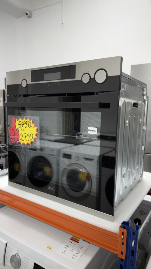 AEG 71L, BSS57606BM – Cuptor electric încorporabil, inox & sticlă neagră, Clasa A+, 60 cm, import Germania 🇩🇪