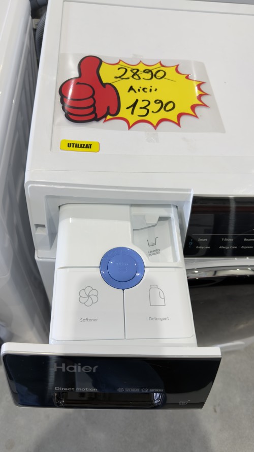 Haier 9 kg, HW90-BD14979EU1 – Mașină de spălat rufe, Clasa A, Direct Motion, import Germania 🇩🇪