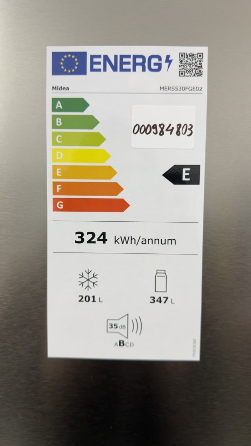 Midea 548 L, MERS530FGE02 – Combină frigorifică Side By Side, inox, Clasa E, import Germania 🇩🇪