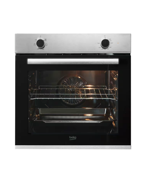 Beko 66 L, BBIE12000X – Cuptor electric incorporabil inox, Clasa A, ventilație