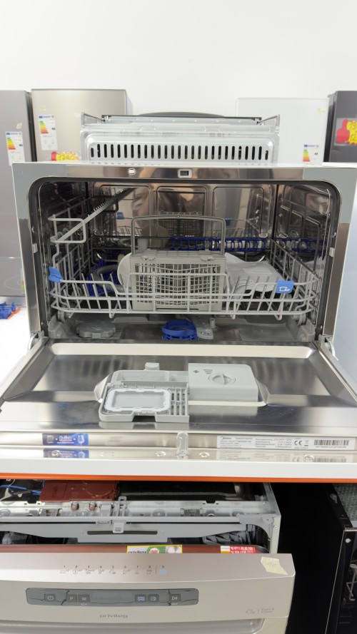 Midea 6 seturi, MDWTT0602MW-WE –  mașina de spălat vase mini Clasa D, compactă – import Germania 🇩🇪