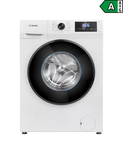 Bomann 8 kg, WA 7185 – Mașină de spălat rufe frontală, Clasa A, 1400 rpm