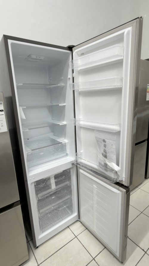 Bomann 269 L, KG 184.1 – combină frigorifică inox, Clasa D, silențioasă