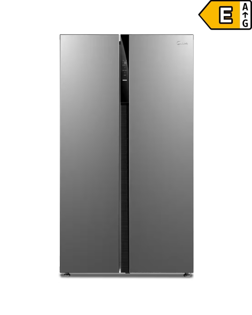 Midea 548 L, MERS530FGE02 – combină frigorifică Side by Side inox, No Frost, Clasa E, import Germania 🇩🇪