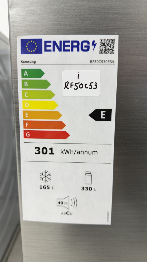 Samsung 495 L, RF50C530ES9 –  French Door, No Frost, Dozator apă, Ice Maker, Twin Cooling Plus, Clasa E, import Germania 🇩🇪