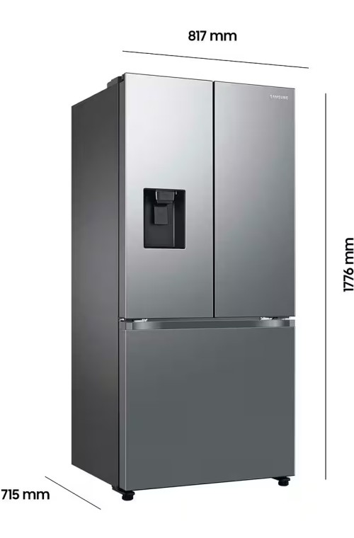 Samsung 495 L, RF50C530ES9 –  French Door, No Frost, Dozator apă, Ice Maker, Twin Cooling Plus, Clasa E, import Germania 🇩🇪
