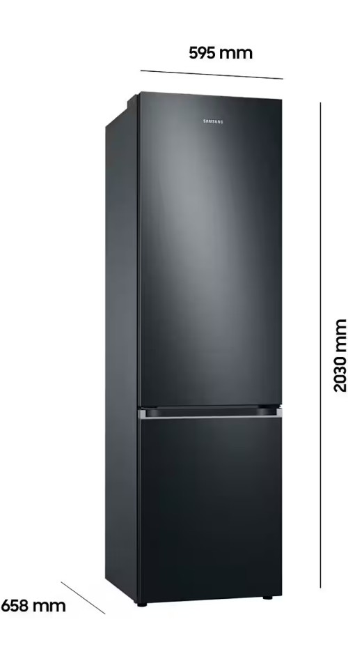 Samsung 390L, RL38C602CB1 – combină frigorifică inox, No Frost+, All-Around Cooling, Clasa C, import Germania 🇩🇪