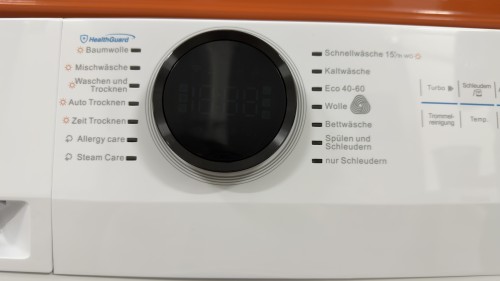 Midea 8 kg / 6 kg, MF200D86WB-14DAS – mașină de spălat cu uscător, Inverter Quattro, Steam Care, Clasa A/D, import Germania 🇩🇪