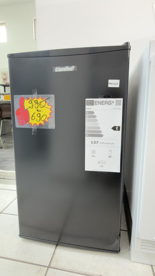 Comfee 80L, RCD115DK2 – frigider compact cu congelator, Clasa E, Negru, import Germania 🇩🇪