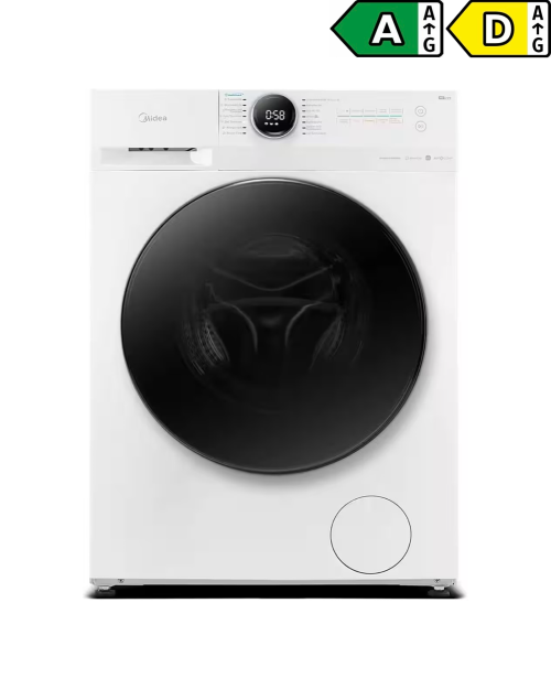 Midea 8/6 kg, MF200D86WB-14DAS – mașină de spălat cu uscător, Clasa A/D, import Germania 🇩🇪
