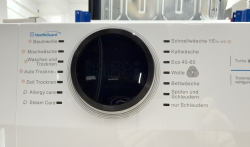 Midea 8/6 kg, MF200D86WB-14DAS – mașină de spălat cu uscător, Clasa A/D, import Germania 🇩🇪