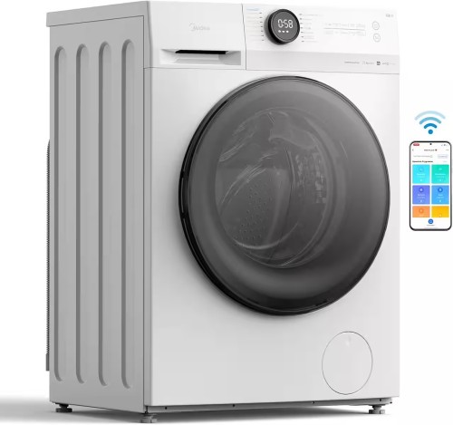 Midea 8/6 kg, MF200D86WB-14DAS – mașină de spălat cu uscător, Clasa A/D, import Germania 🇩🇪