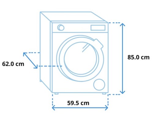 Haier 10 kg / 6 kg, HWD100-BD14979U1 – mașină de spălat cu uscător integrat, Direct Motion, import Germania 🇩🇪