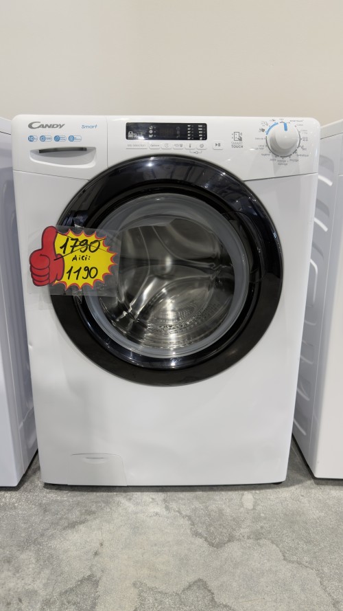 Candy 10 kg, CS12102DWB4/1-47 –Mașină de spălat rufe 1200 rpm, Clasa B, import Germania 🇩🇪
