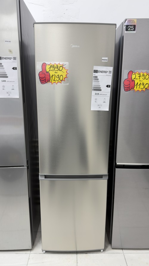 Midea 270 L, MERB276FGE02A – combină frigorifică, Clasa E, inox, import Germania 🇩🇪