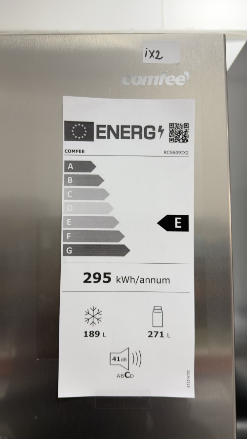 Comfee 460L, RCS609IX2 – combină frigorifică side by side, No Frost, inox, Clasa E, import Germania 🇩🇪