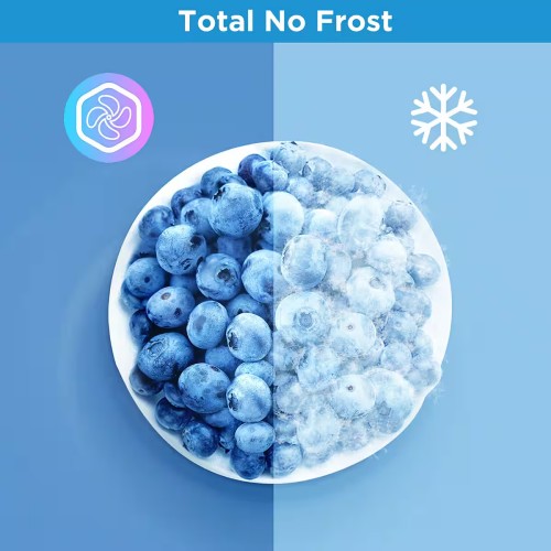 Comfee 460L, RCS609IX2 – combină frigorifică side by side, No Frost, inox, Clasa E, import Germania 🇩🇪