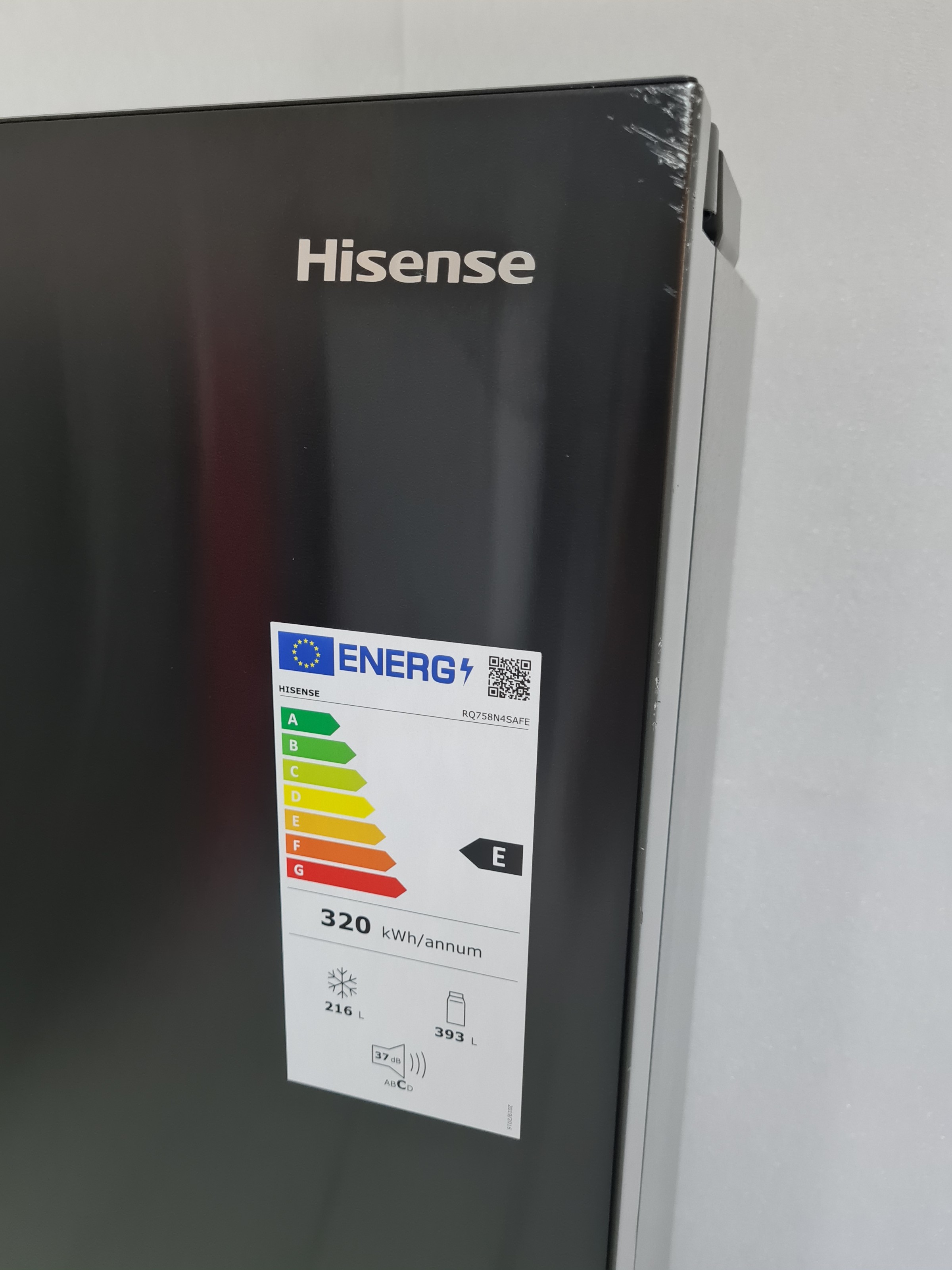 Ran様 Hisense 609L, RQ758N4SAFE Combina frigorifica French Door Import