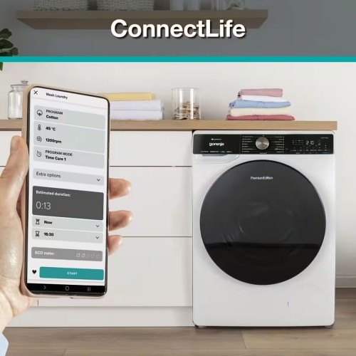 Gorenje 10 kg, WPNA14A3TS – mașină de spălat rufe 10 kg, 1400 rpm, SteamTech, Clasa A, import Germania 🇩🇪